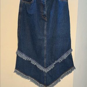 Denim Maxi Midi Skirt JUKEBOX 100% Cotton Junior Size 9/10